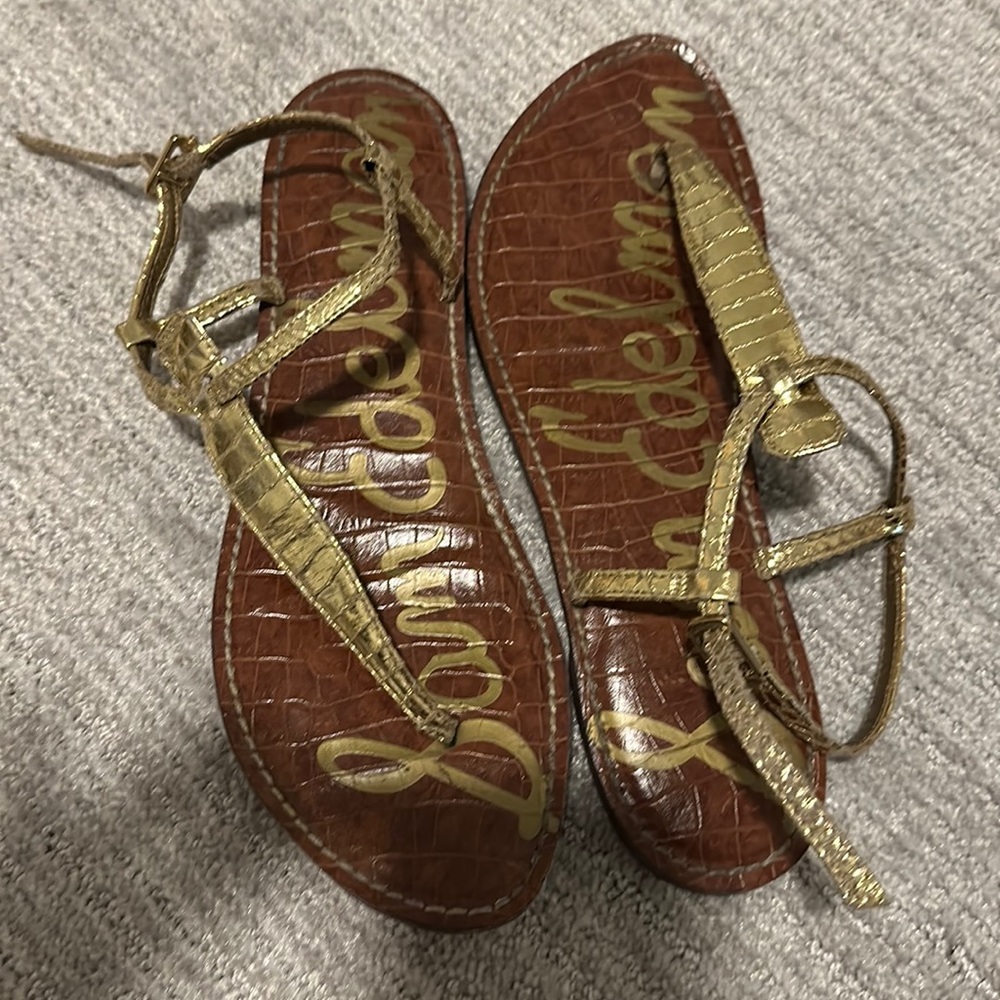 Sam Edelman ‘Gigi’  Gold Boa Metallic